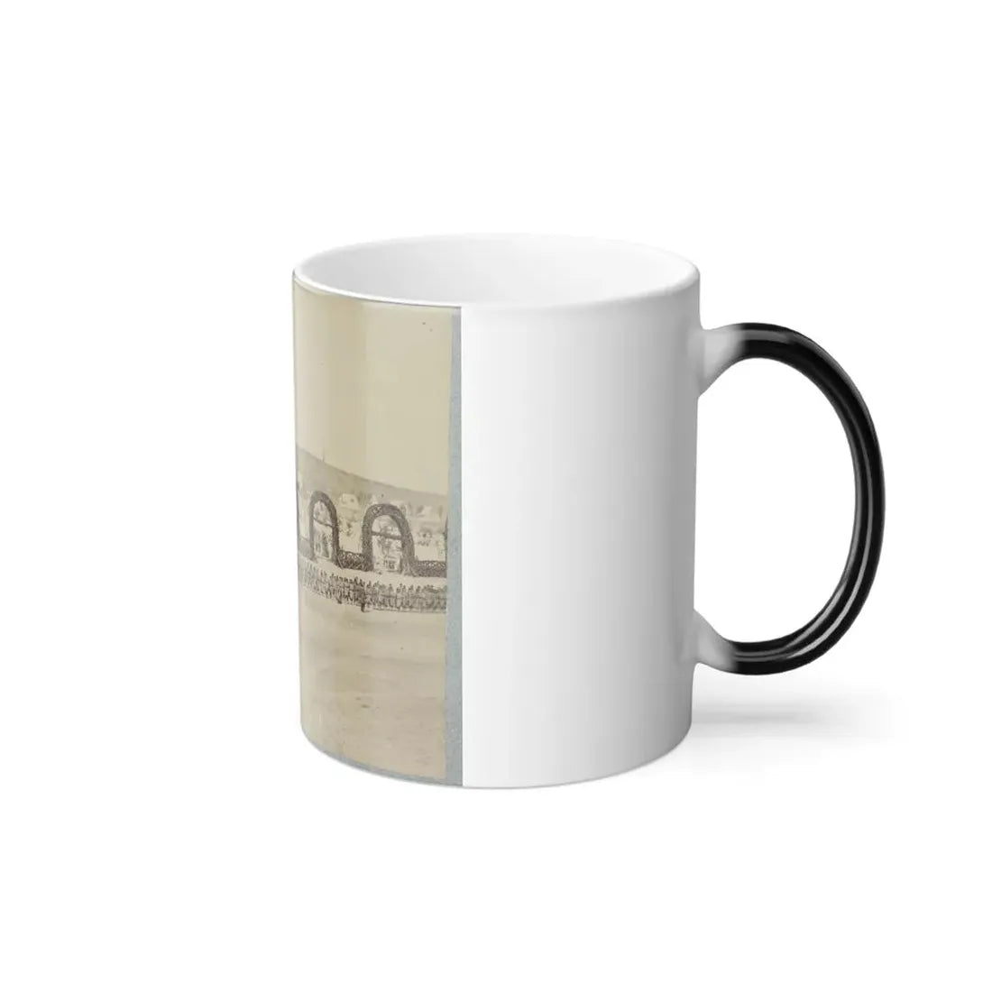 Troops in Formation at Camp of the 44Th New York Infantry Near Alexandria, Va. (U.S. Civil War) Color Changing Coffee Mug 11oz - Go Mug Yourself