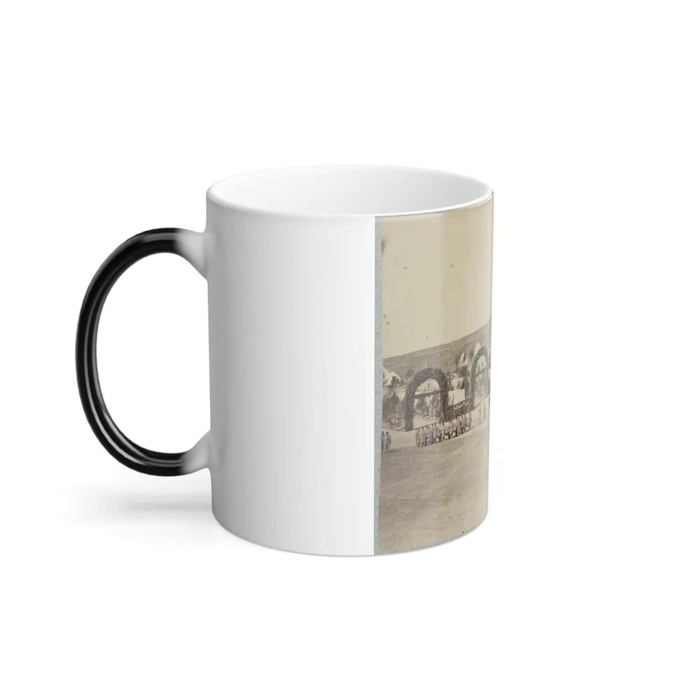 Troops in Formation at Camp of the 44Th New York Infantry Near Alexandria, Va. (U.S. Civil War) Color Changing Coffee Mug 11oz-Go Mug Yourself