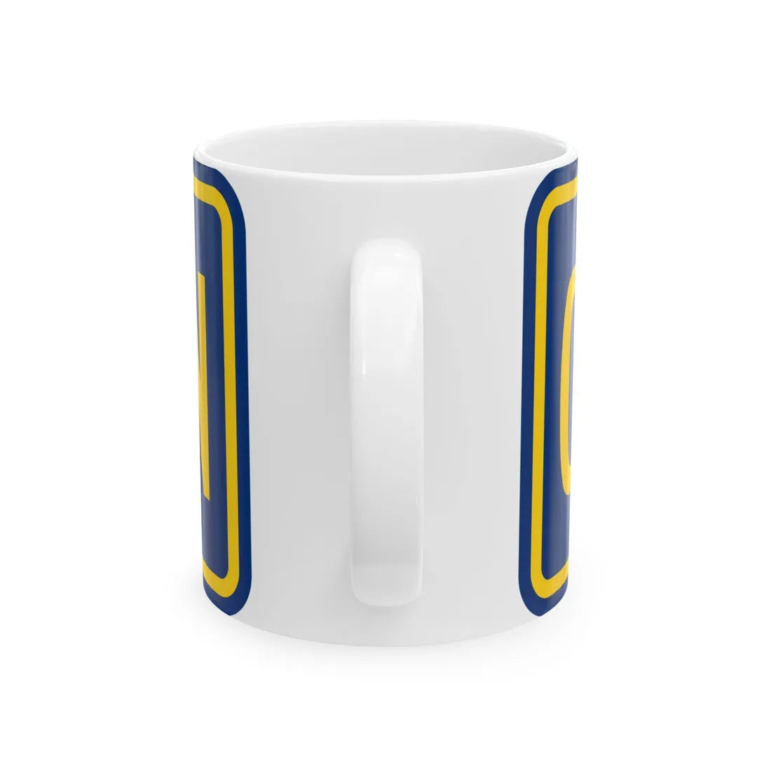 Truck plate county es (Puerto Rico) (Road Sign) White Coffee Mug - Go Mug Yourself