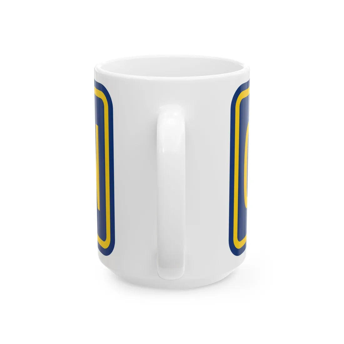 Truck plate county es (Puerto Rico) (Road Sign) White Coffee Mug - Go Mug Yourself