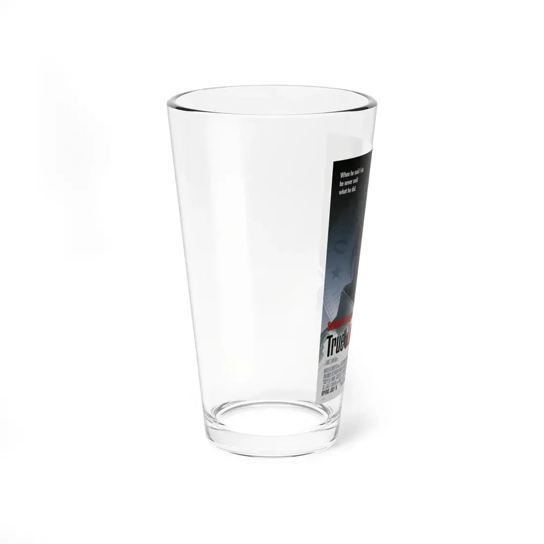 TRUE LIES 1994 Movie Poster - Pint Glass 16oz - Go Mug Yourself
