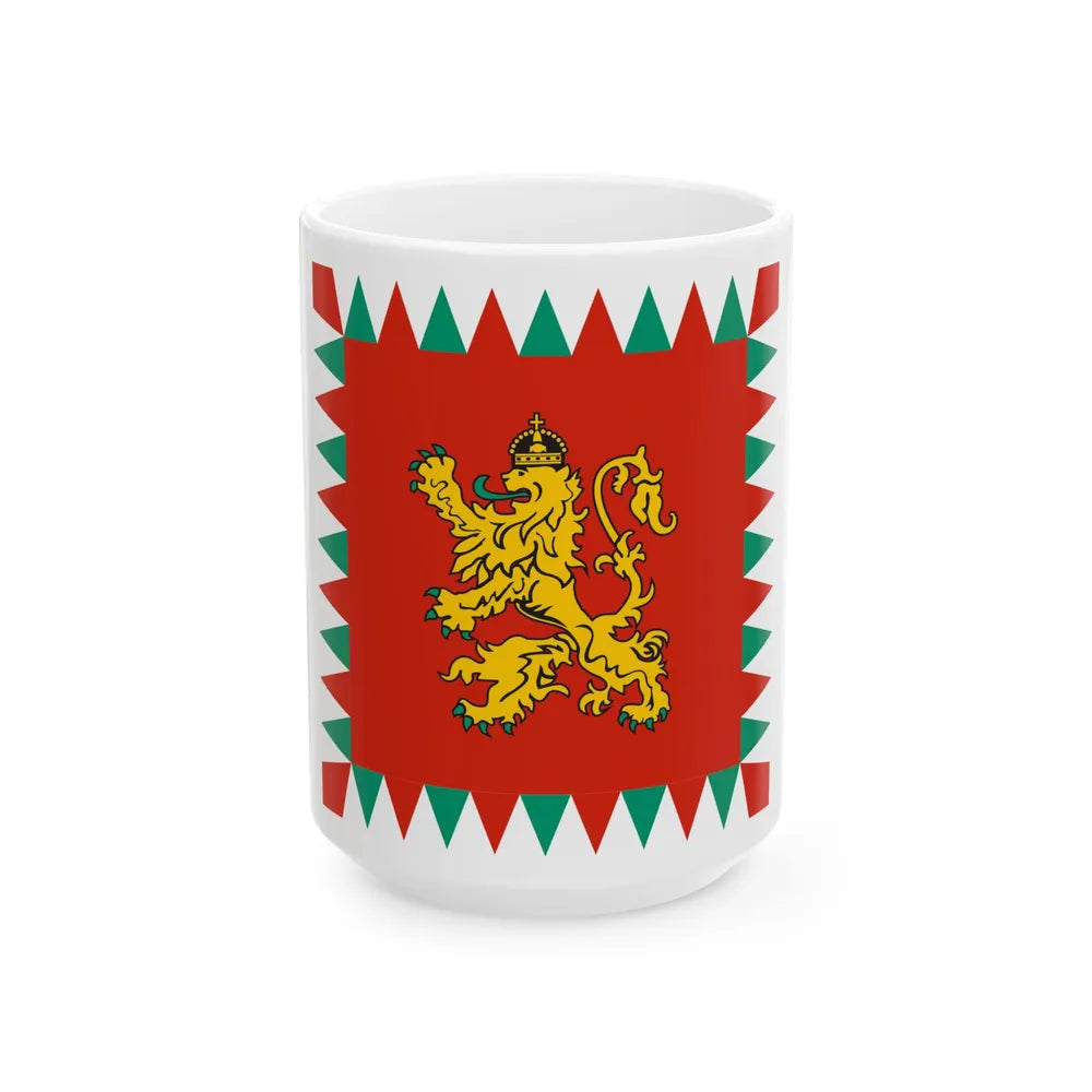 Tsar of Bulgaria standard (Bulgaria) White Coffee Mug 15oz - Go Mug Yourself