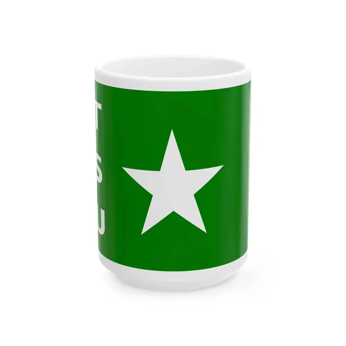 TSU flag (India) White Coffee Mug 15oz - Go Mug Yourself