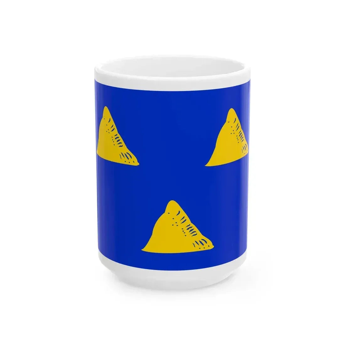 Tubbergen vlag (Netherlands) White Coffee Mug 15oz - Go Mug Yourself