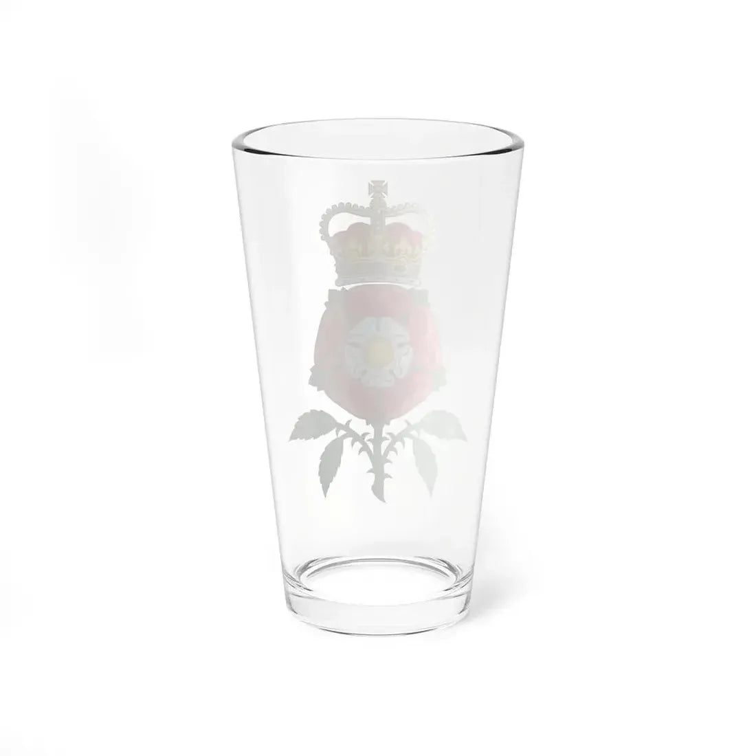 Tudor Rose Royal Badge of England - Pint Glass 16oz - Go Mug Yourself