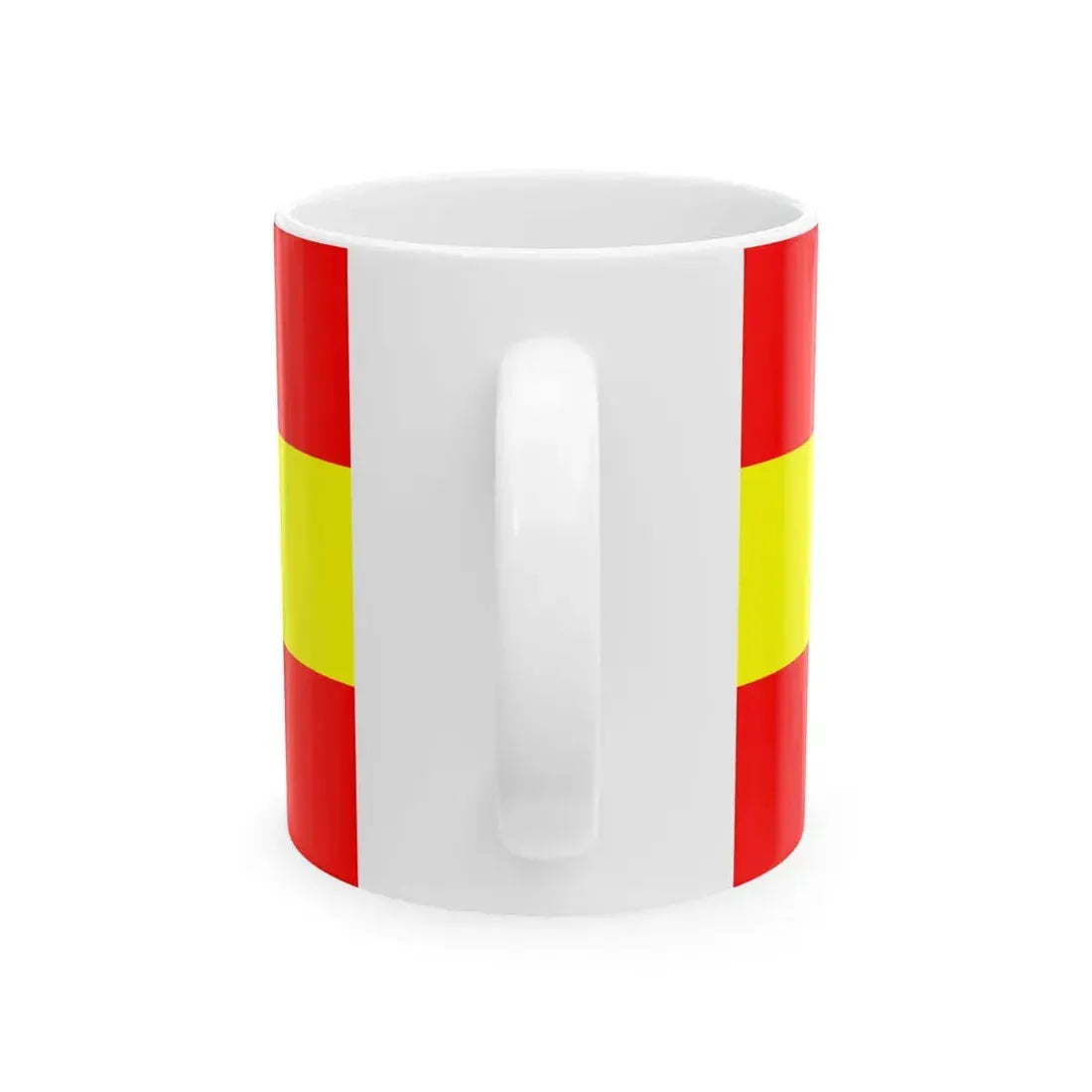 Tungurahua Flag (Ecuador) White Coffee Mug - Go Mug Yourself