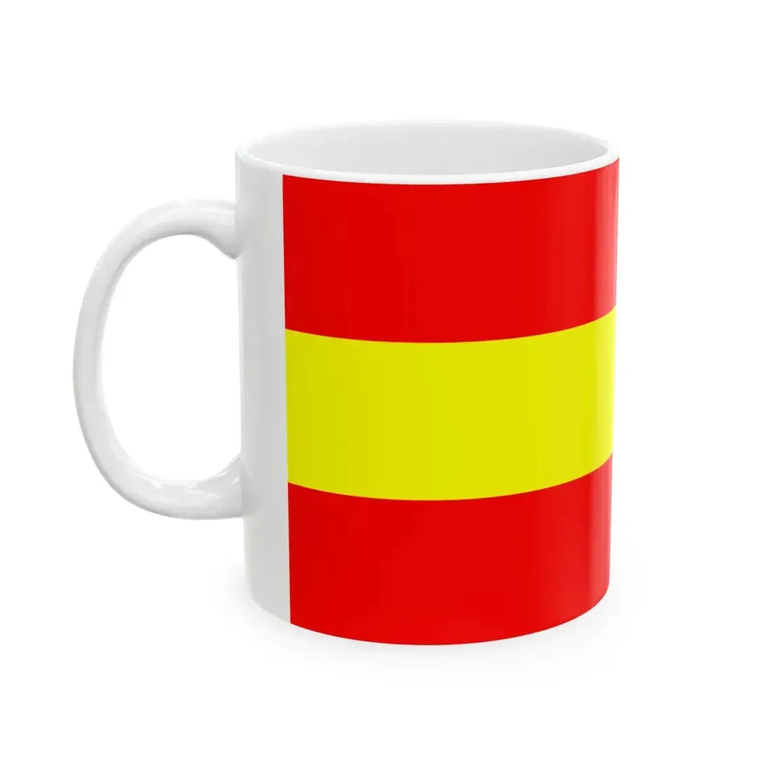 Tungurahua Flag (Ecuador) White Coffee Mug - Go Mug Yourself