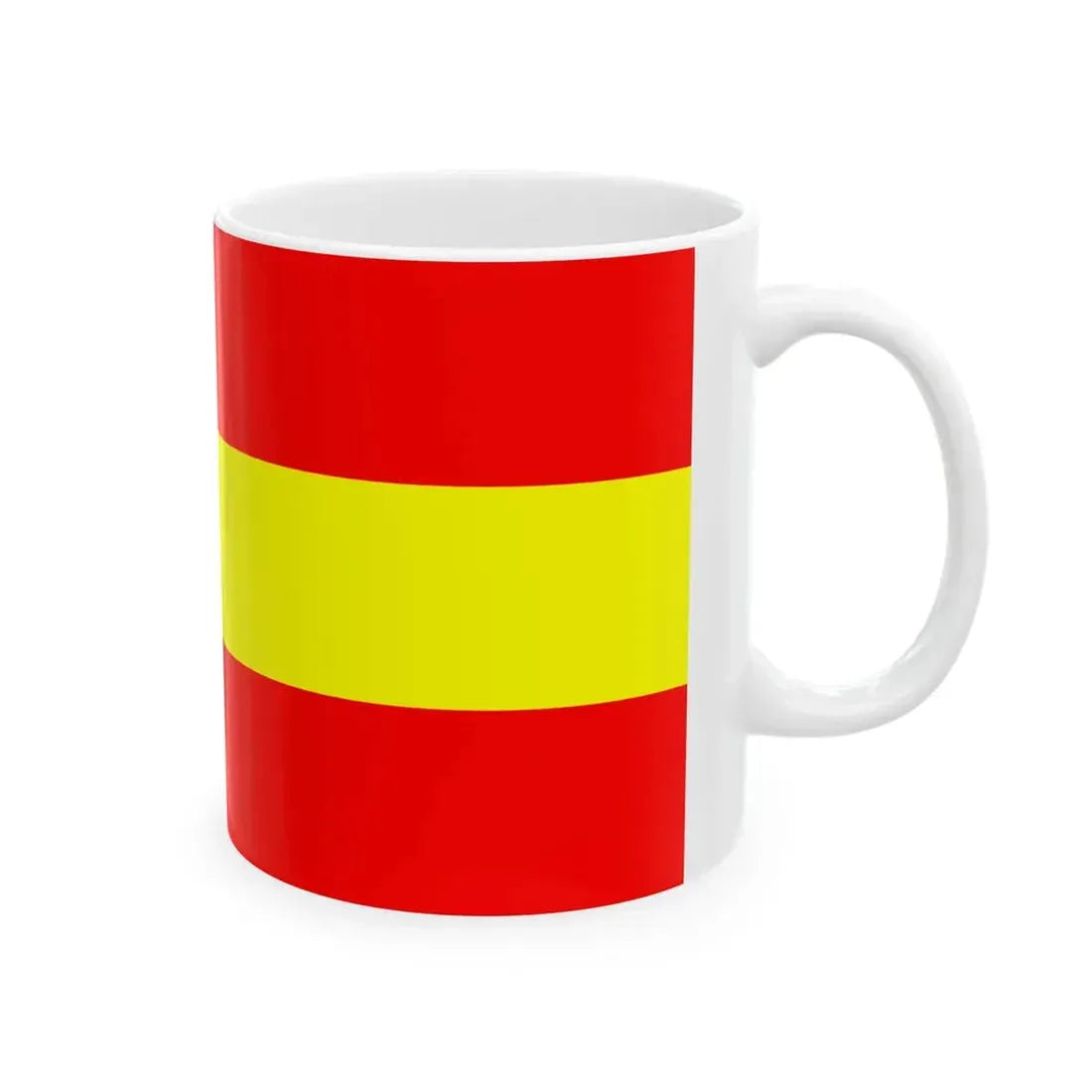 Tungurahua Flag (Ecuador) White Coffee Mug - Go Mug Yourself