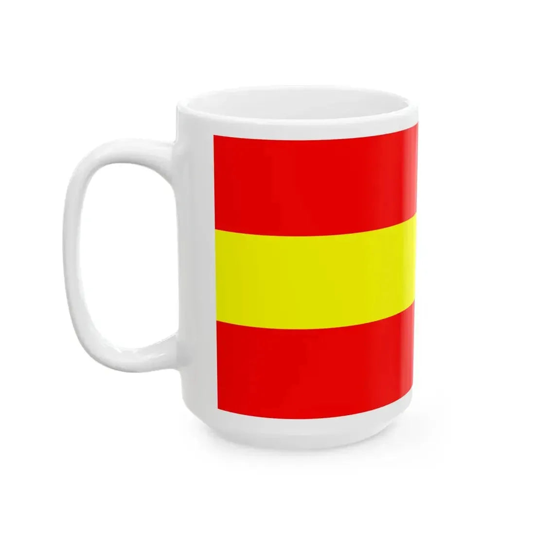 Tungurahua Flag (Ecuador) White Coffee Mug - Go Mug Yourself