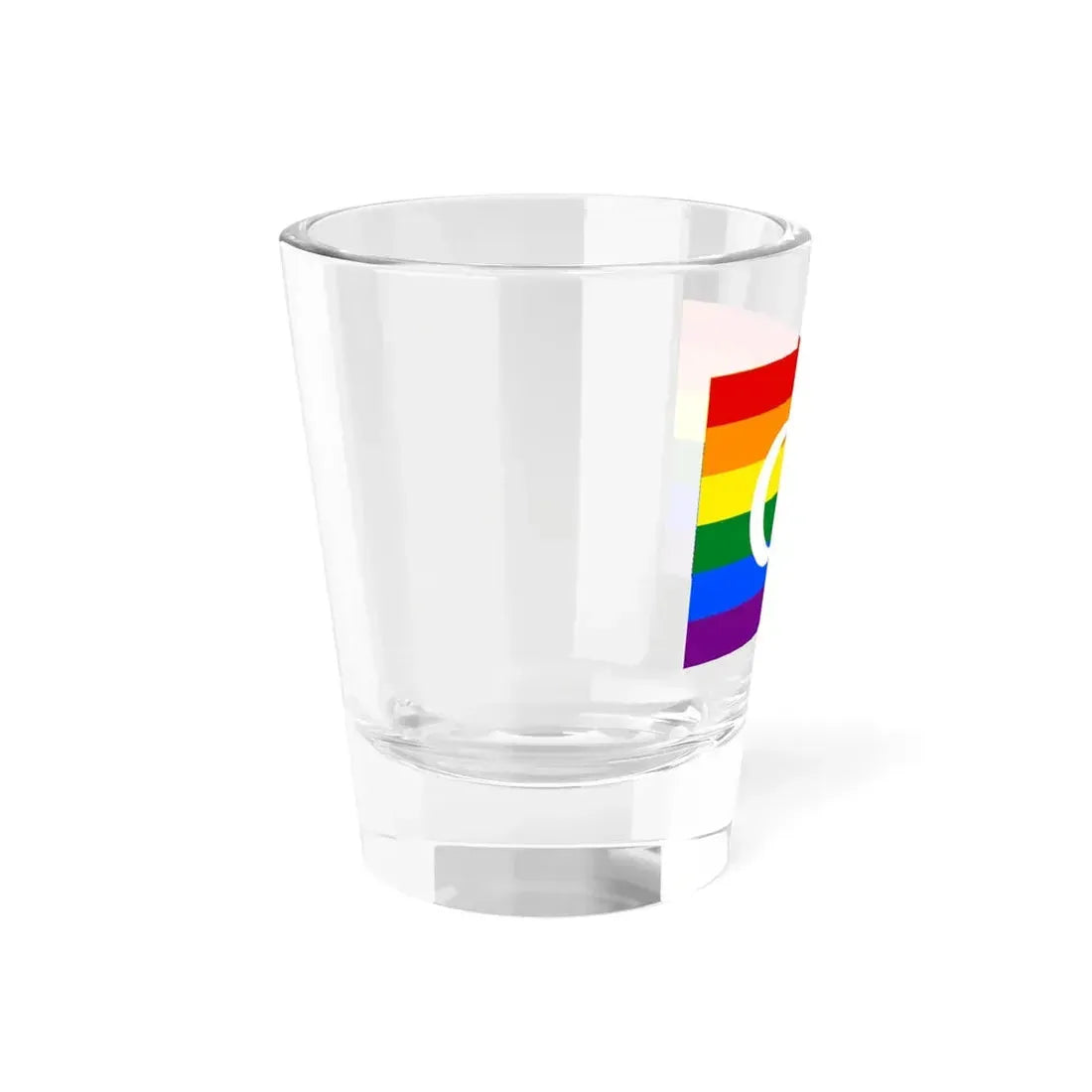Turkish Gay Pride Flag (Turkey) Shot Glass 1.5oz - Go Mug Yourself