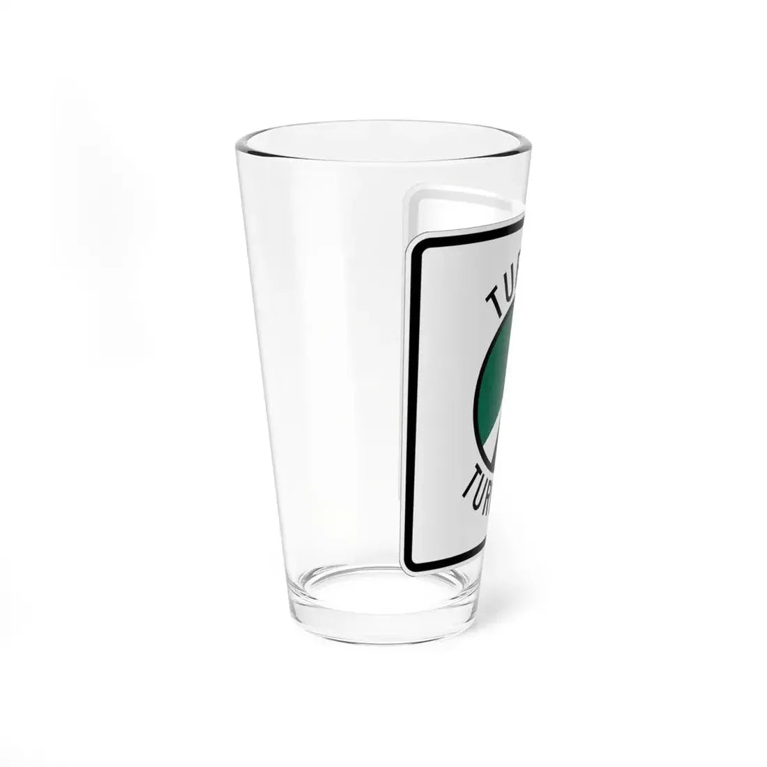 Turner Turnpike (Oklahoma) (Road Sign) Pint Glss 16oz - Go Mug Yourself