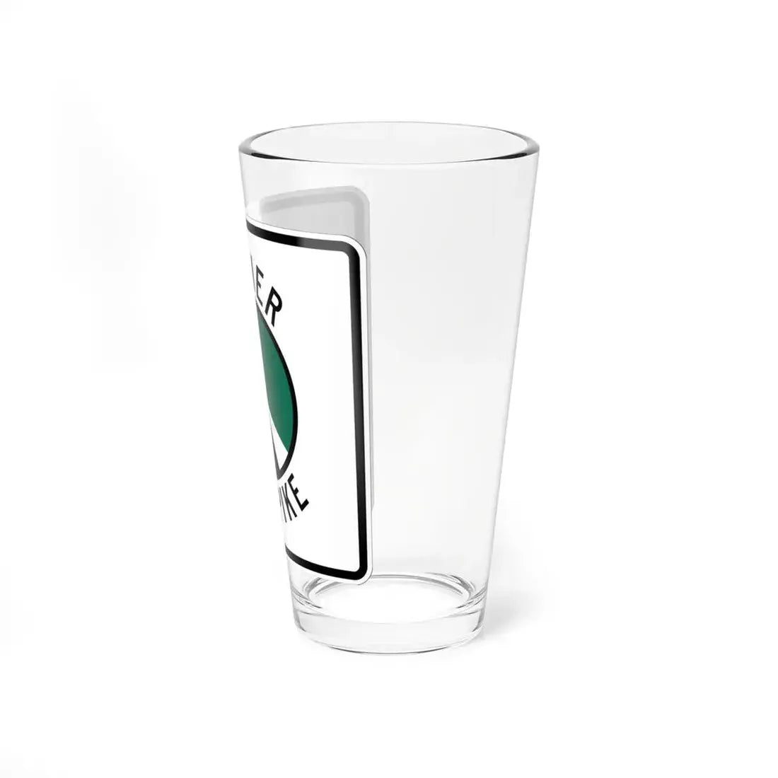Turner Turnpike (Oklahoma) (Road Sign) Pint Glss 16oz - Go Mug Yourself
