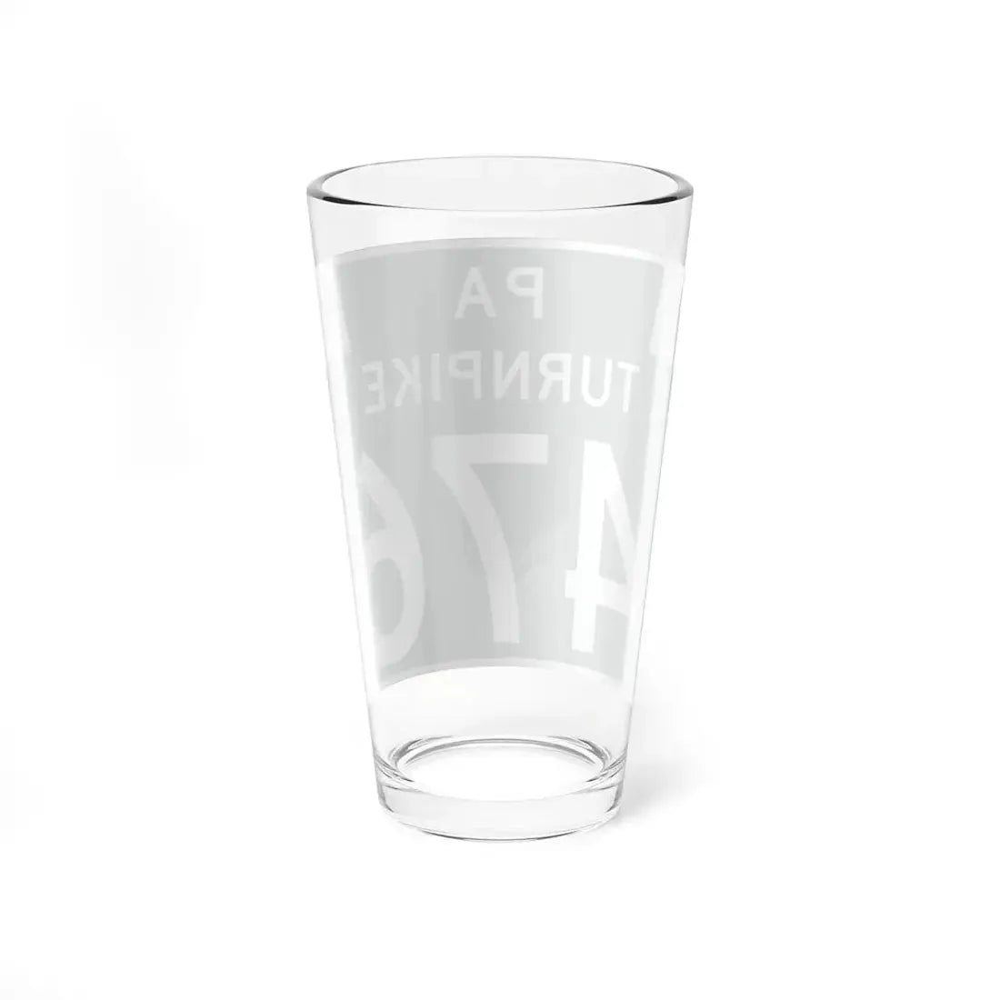 Turnpike-476 (Pennsylvania) (Road Sign) Pint Glss 16oz - Go Mug Yourself