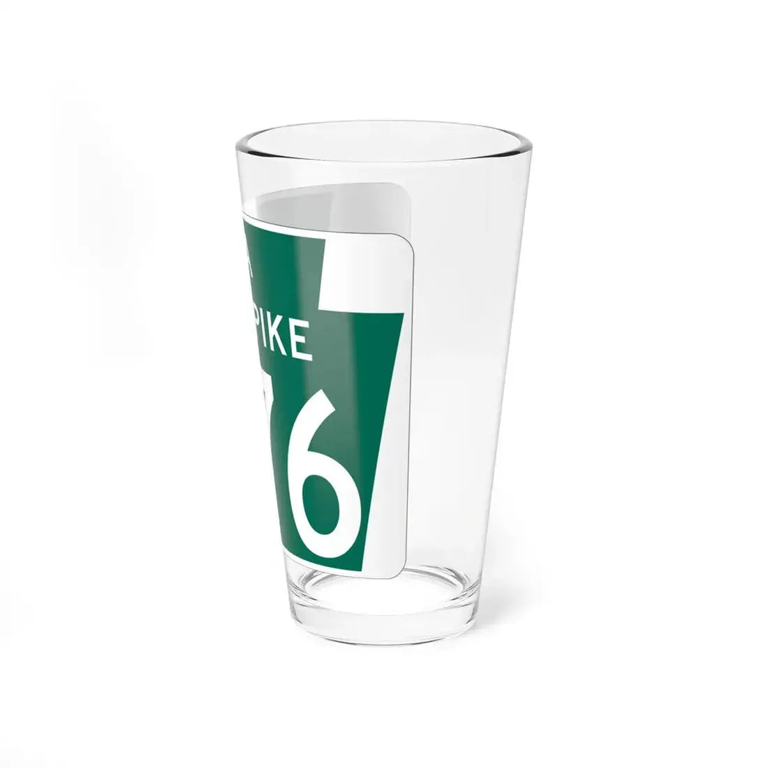 Turnpike-476 (Pennsylvania) (Road Sign) Pint Glss 16oz - Go Mug Yourself