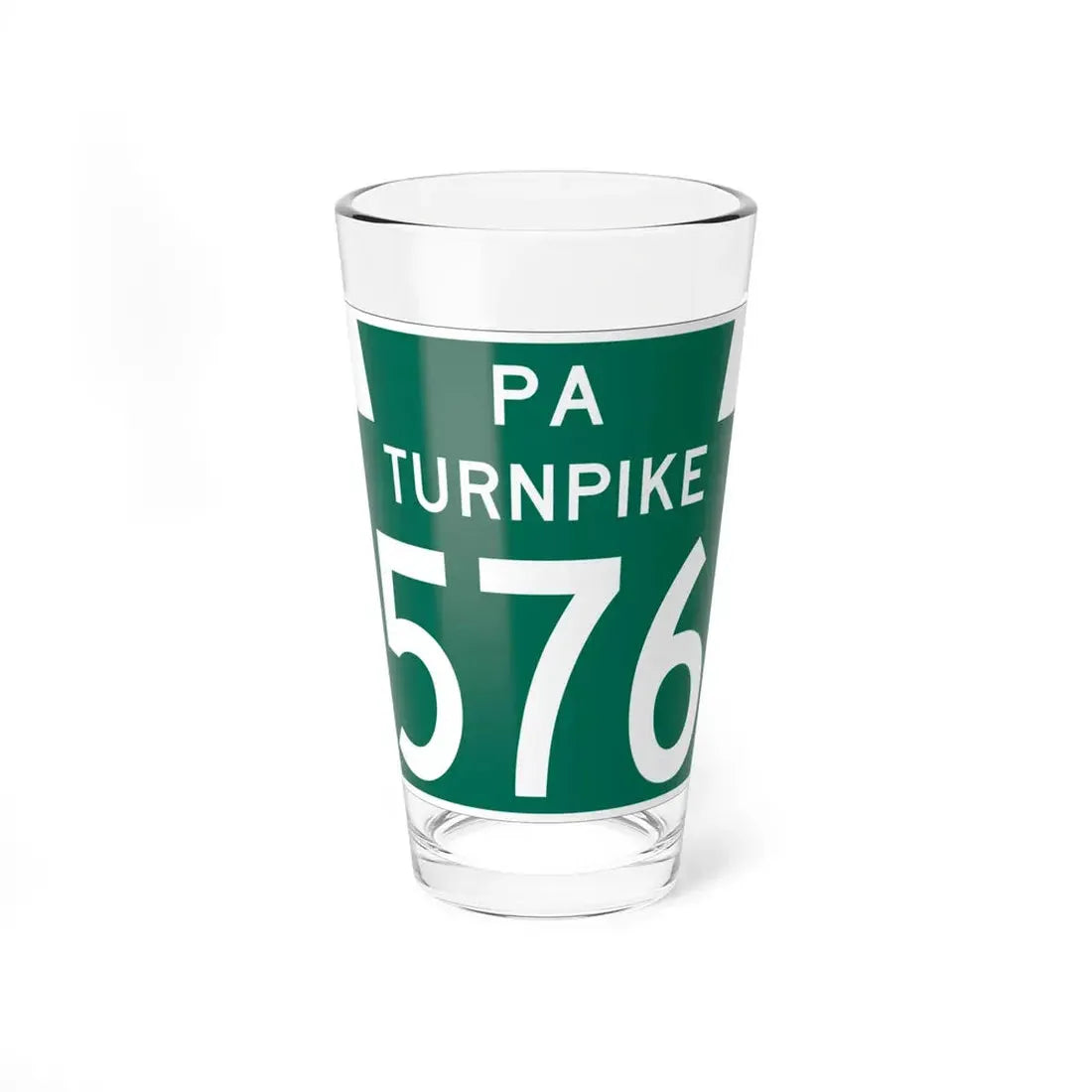 Turnpike-576 (Pennsylvania) (Road Sign) Pint Glss 16oz 16oz - Go Mug Yourself