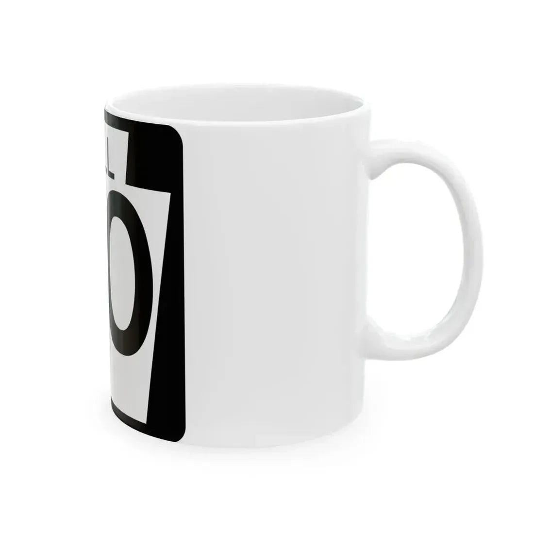 Turnpike-60 (Pennsylvania) (Road Sign) White Coffee Mug - Go Mug Yourself
