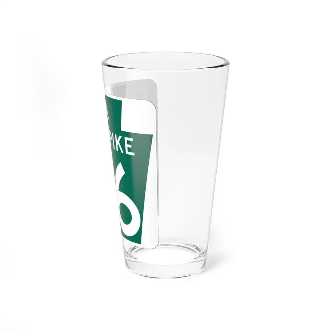 Turnpike-66 (Pennsylvania) (Road Sign) Pint Glss 16oz - Go Mug Yourself