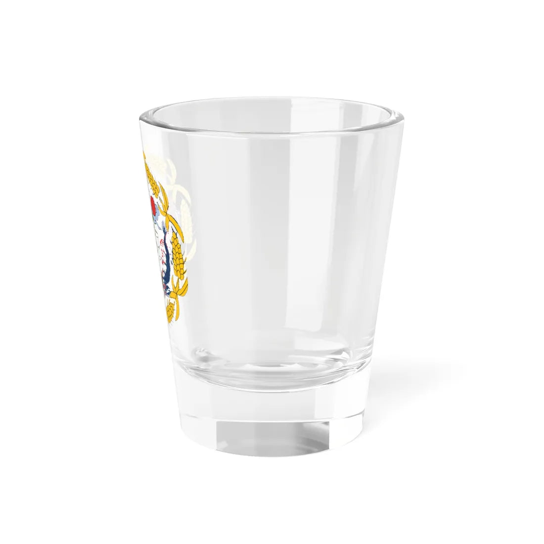Twelve Symbols national emblem of China Commander-in-Chief Flag of the Beiyang Government (China) (Coat of Arms) Shot Glass 1.5oz - Go Mug Yourself