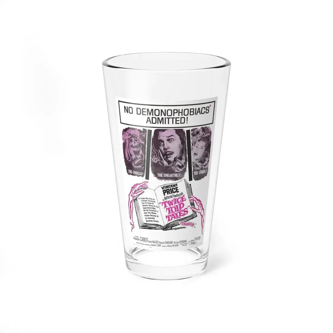 TWICE TOLD TALES 1963 Movie Poster - Pint Glass 16oz 16oz - Go Mug Yourself