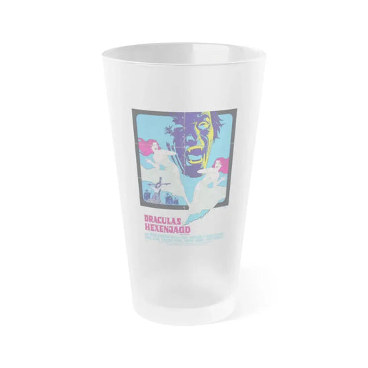 TWINS OF EVIL (GERMAN) 1971 Movie Poster - Frosted Pint Glass 16oz Default Title - Go Mug Yourself