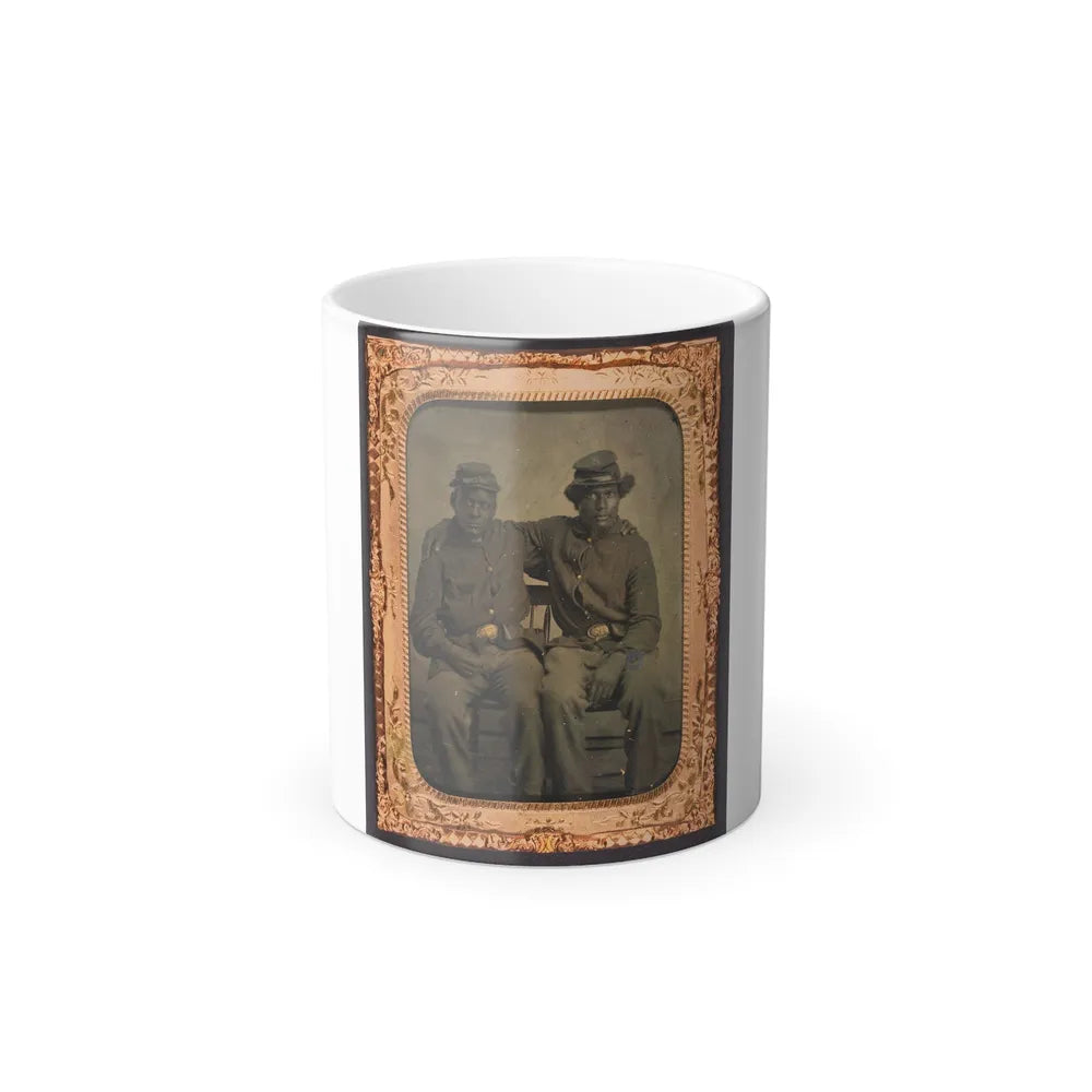 Two Brothers in Arms (U.S. Civil War) Color Changing Coffee Mug 11oz-11oz-Go Mug Yourself