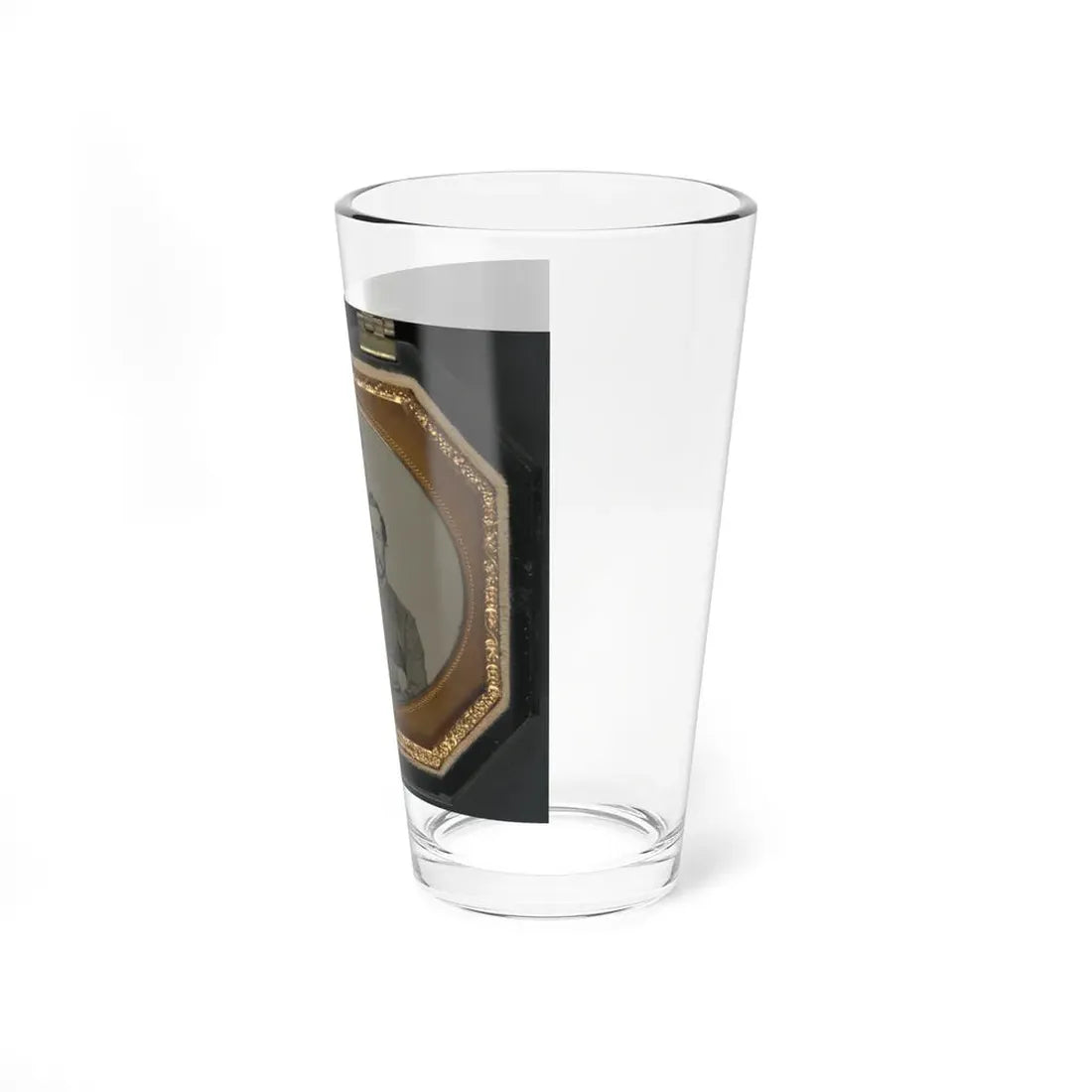 Two Unidentified Soldiers In Union Uniforms With Unidentified Woman (U.S. Civil War) Pint Glass 16oz - Go Mug Yourself