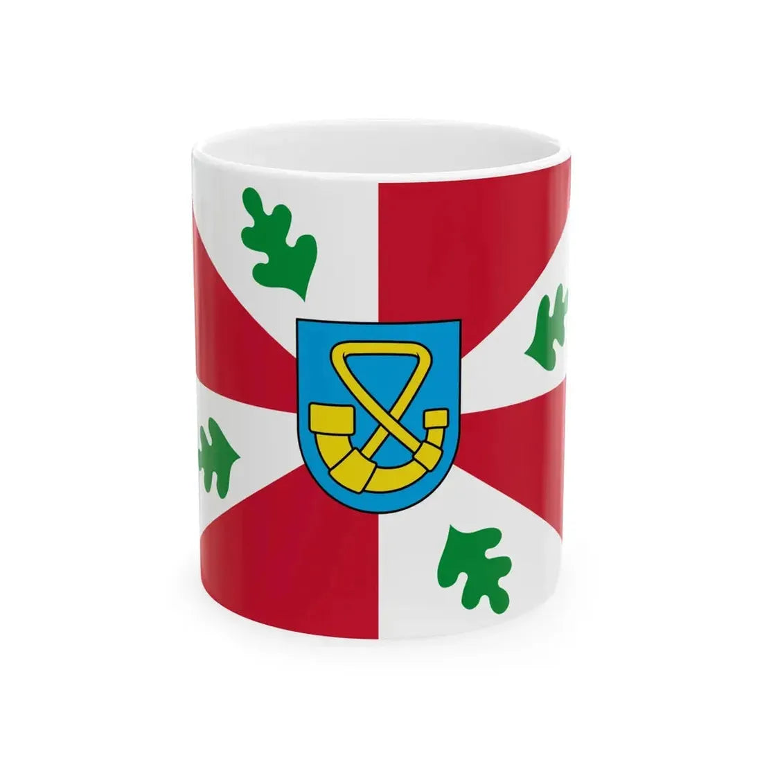 Tytsjerksteradiel flag (Netherlands) White Coffee Mug 11oz - Go Mug Yourself