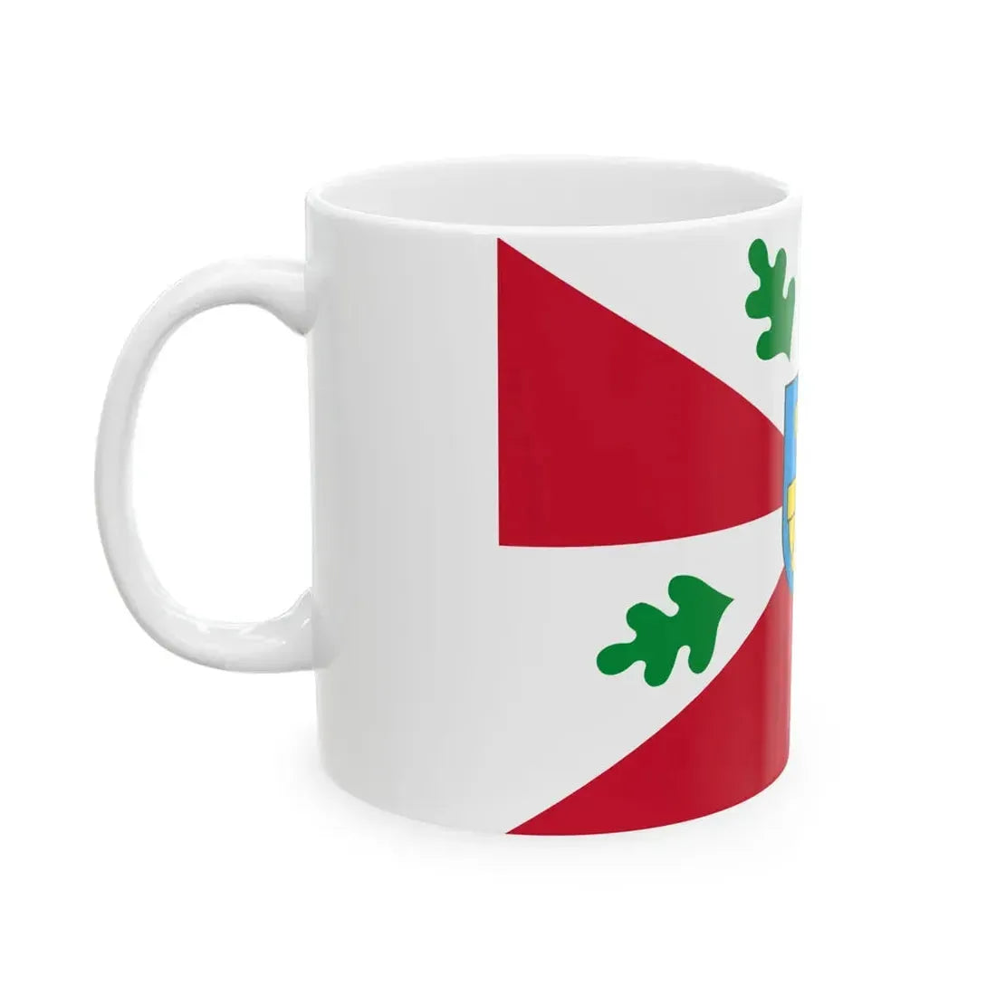 Tytsjerksteradiel flag (Netherlands) White Coffee Mug - Go Mug Yourself