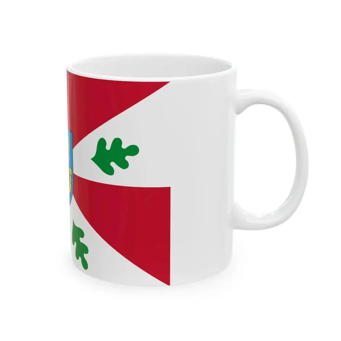 Tytsjerksteradiel flag (Netherlands) White Coffee Mug - Go Mug Yourself