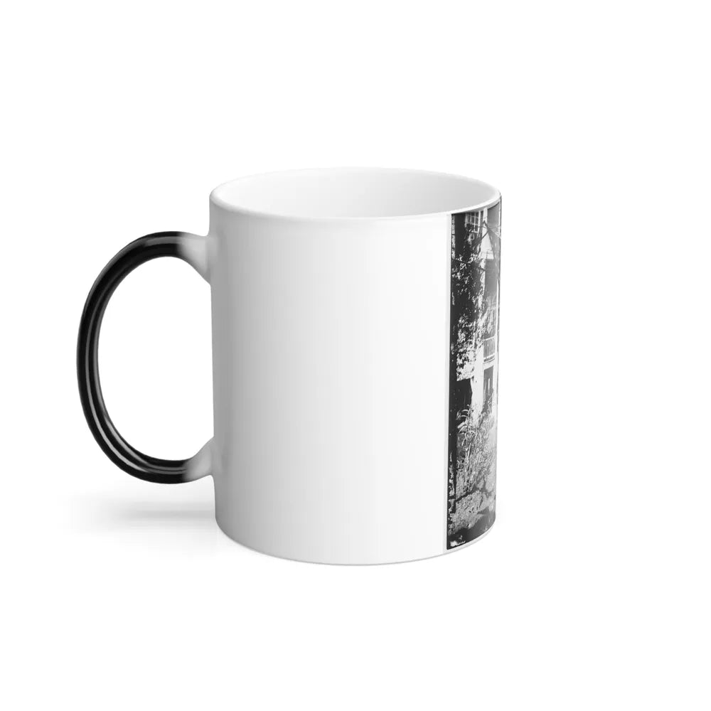 U.S. Army Band Standing on Steps(2) (U.S. Civil War) Color Changing Coffee Mug 11oz-Go Mug Yourself