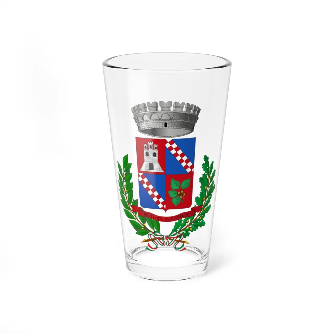 Ucria-StemmaB (Italy) (Coat of Arms) Pint Glass 16oz 16oz - Go Mug Yourself