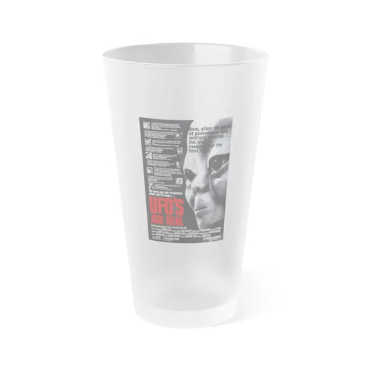UFO'S ARE REAL 1979 Movie Poster - Frosted Pint Glass 16oz Default Title - Go Mug Yourself