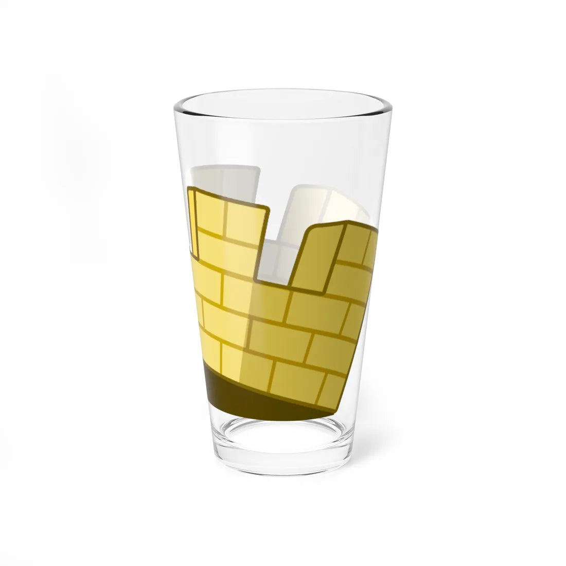 UK Mural Crown Common (United Kingdom) (Coat of Arms) Pint Glass 16oz - Go Mug Yourself