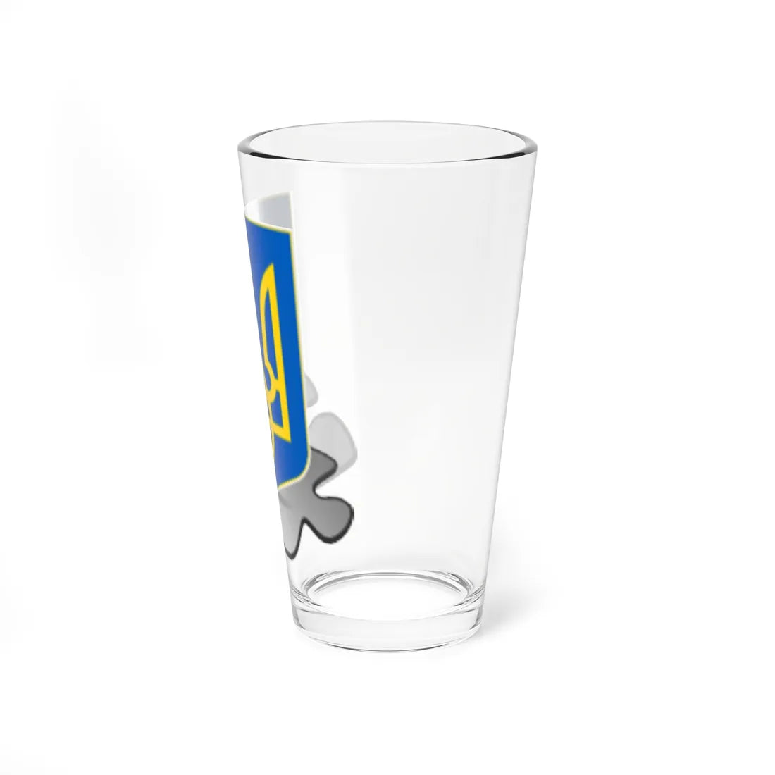 Ukraine COA template (Ukraine) (Coat of Arms) Pint Glass 16oz - Go Mug Yourself
