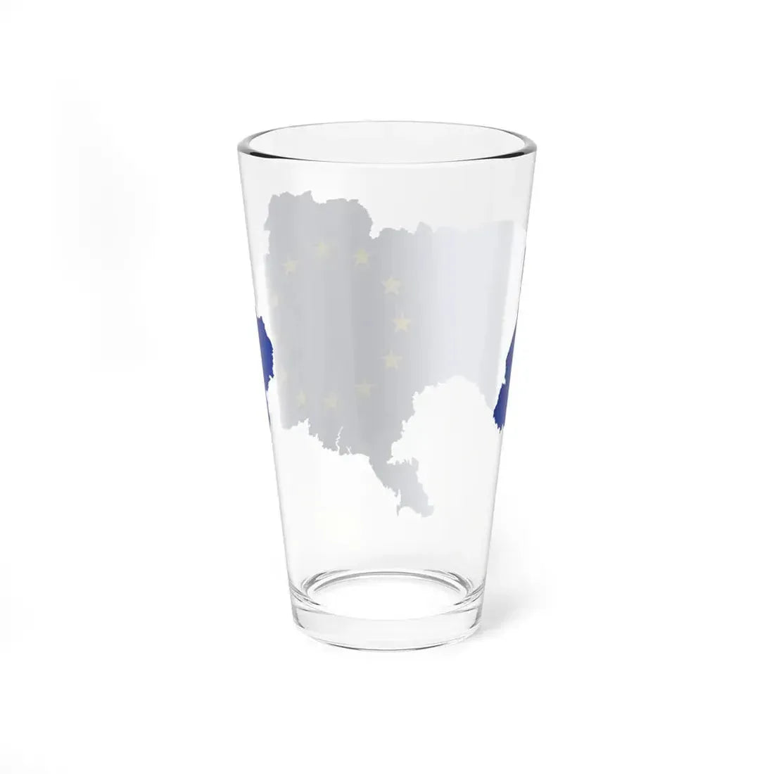 Ukraine EU with the Russian-occupied territories omitted (Ukraine) Pint Glass 16oz - Go Mug Yourself