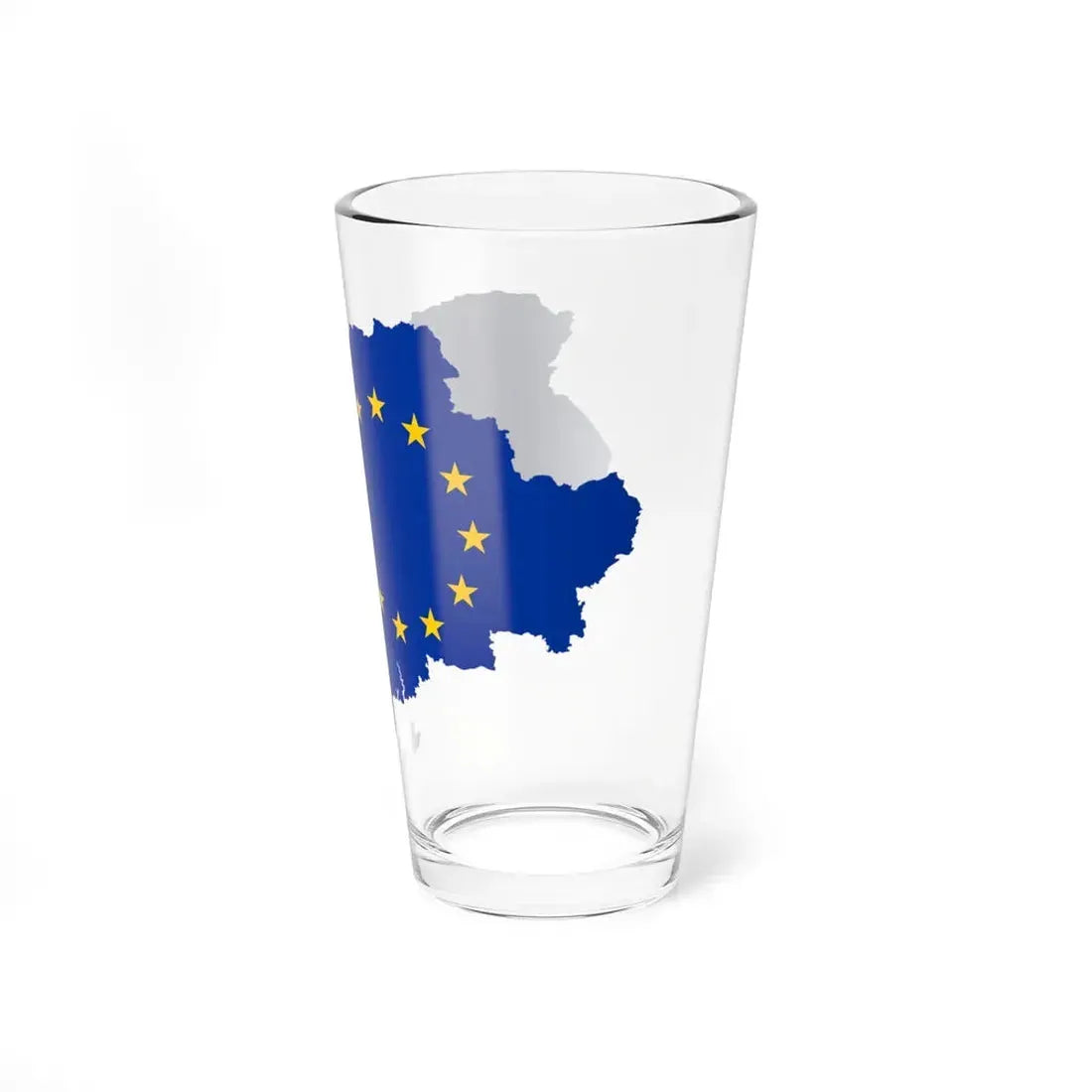 Ukraine EU with the Russian-occupied territories omitted (Ukraine) Pint Glass 16oz - Go Mug Yourself