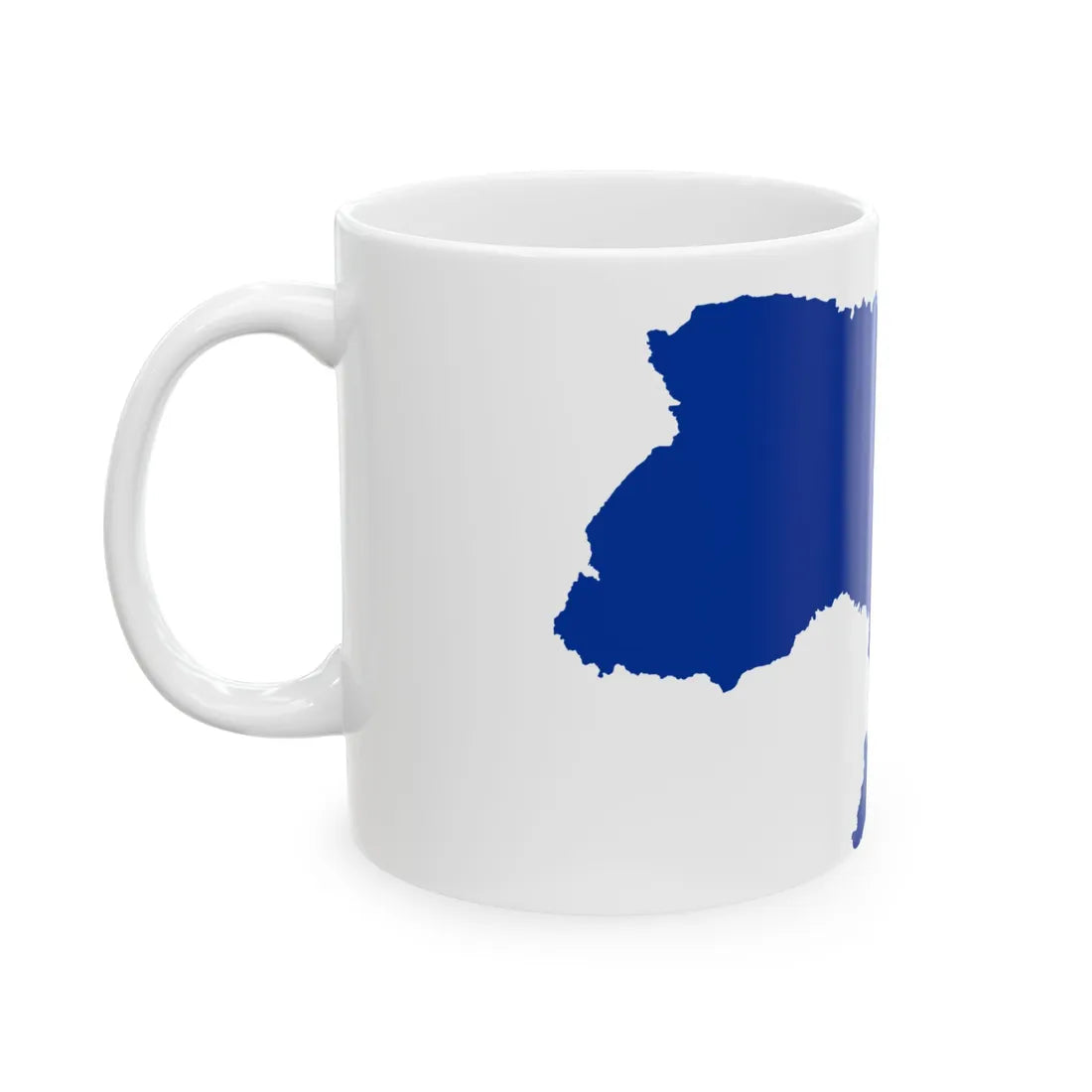 Ukraine EU with the Russian-occupied territories omitted (Ukraine) White Coffee Mug - Go Mug Yourself
