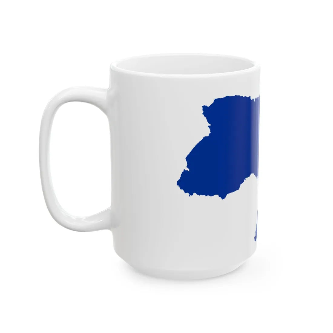 Ukraine EU with the Russian-occupied territories omitted (Ukraine) White Coffee Mug - Go Mug Yourself