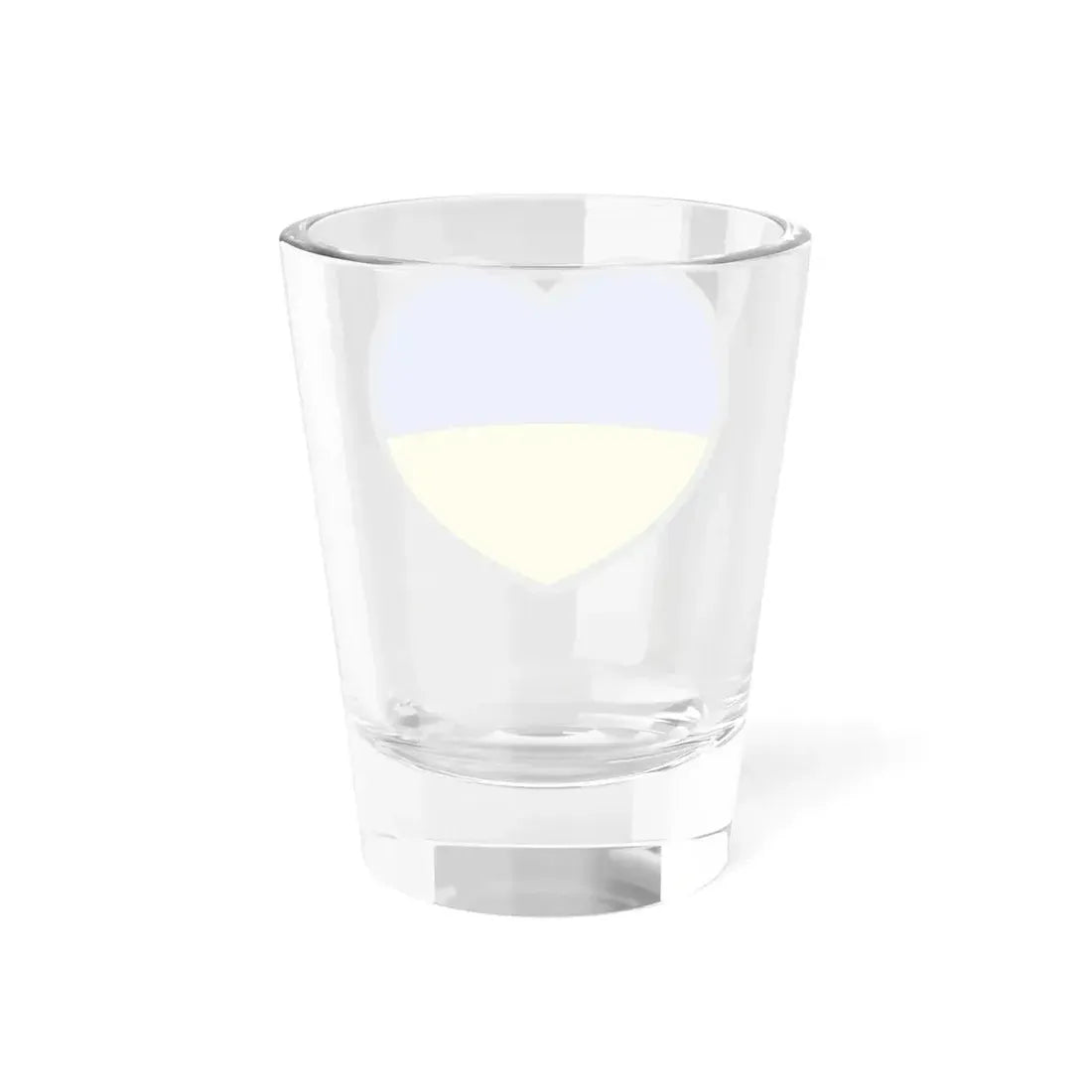 Ukraine flag heart (Ukraine) Shot Glass 1.5oz - Go Mug Yourself