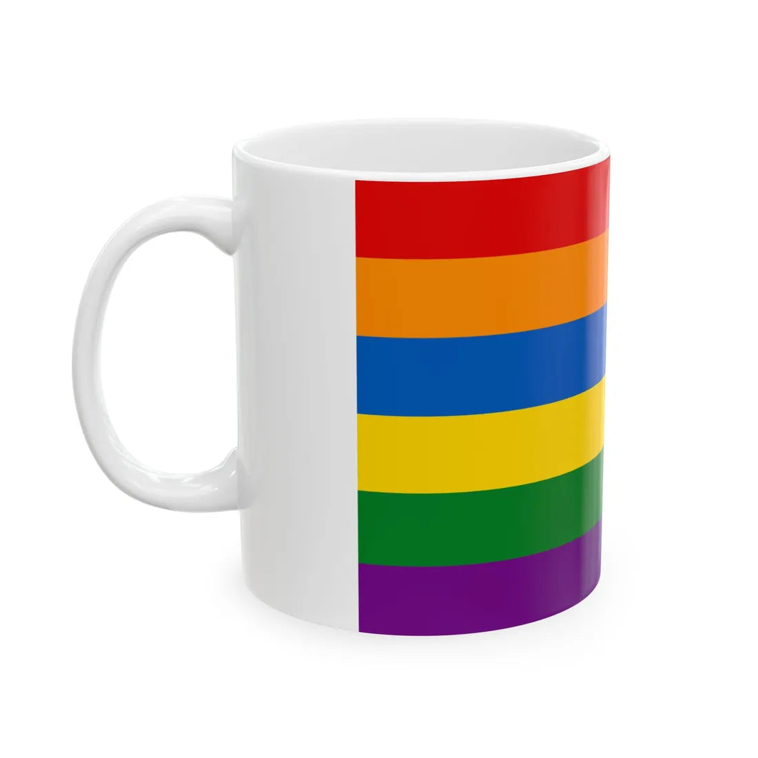 Ukraine Gay flag (Ukraine) White Coffee Mug - Go Mug Yourself