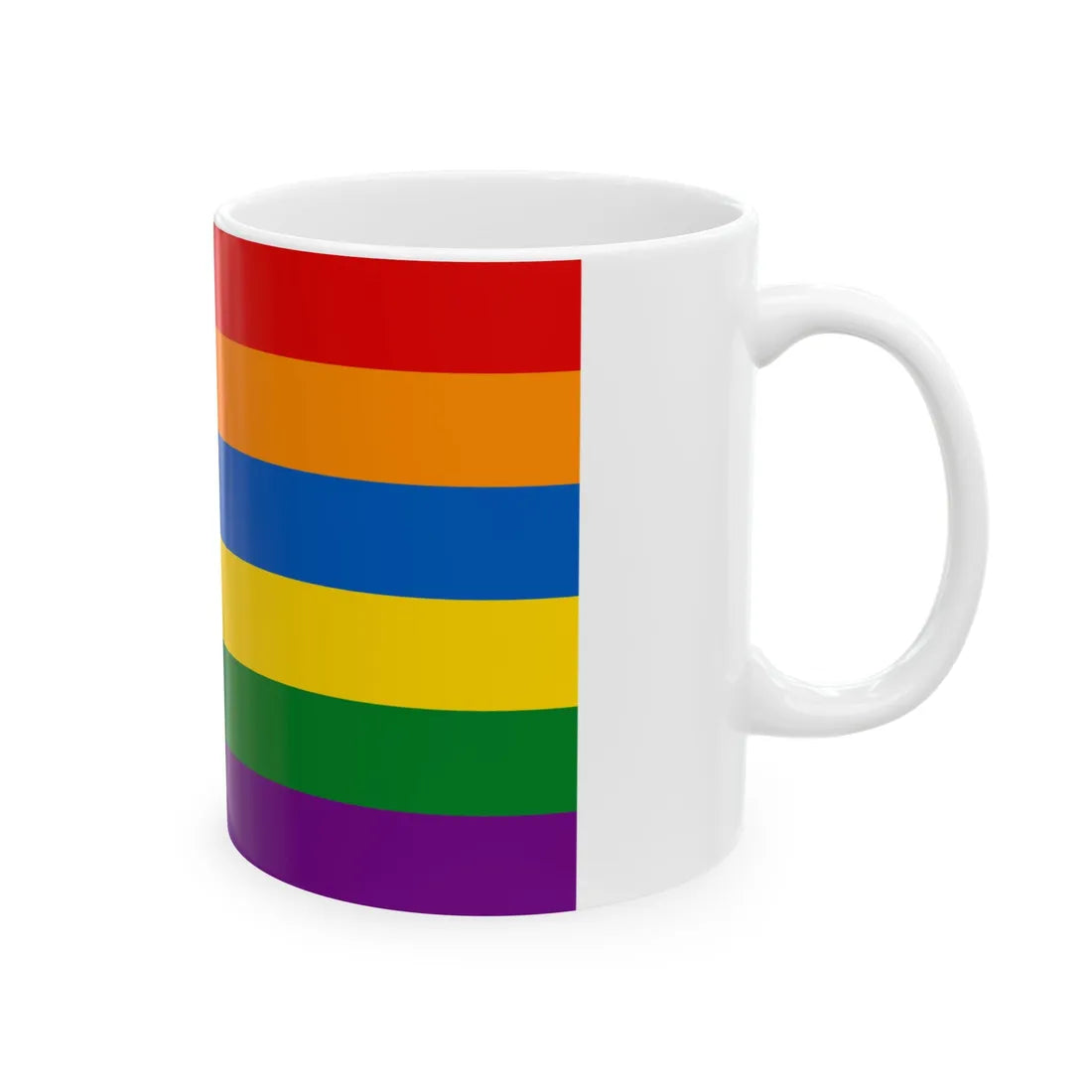 Ukraine Gay flag (Ukraine) White Coffee Mug - Go Mug Yourself