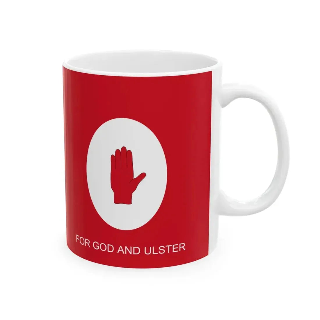 Ulster loyalist flag (Ireland) White Coffee Mug - Go Mug Yourself