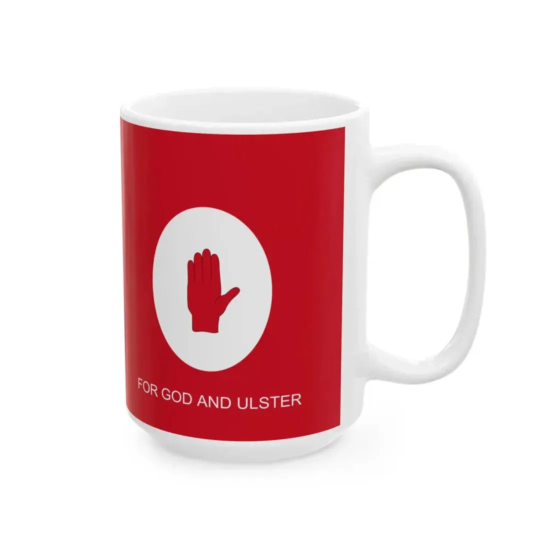 Ulster loyalist flag (Ireland) White Coffee Mug - Go Mug Yourself