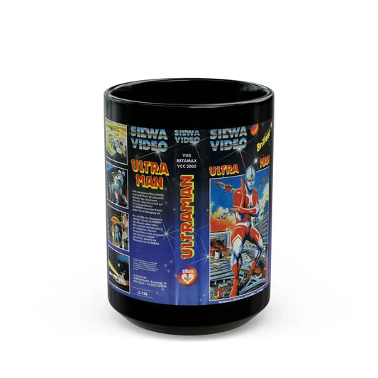 ULTRA MAN (VHS COVER) - Black Coffee Mug 15oz - Go Mug Yourself