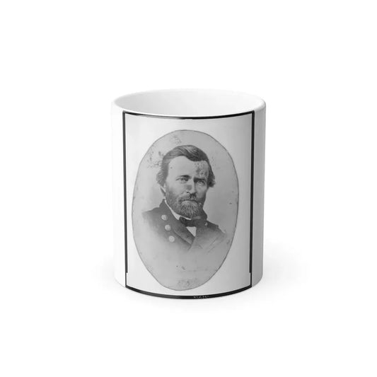 Ulysses S. Grant, in Uniform, Head-and-Shoulders Portrait, Facing Front (U.S. Civil War) Color Changing Coffee Mug 11oz Default Title 11oz - Go Mug Yourself