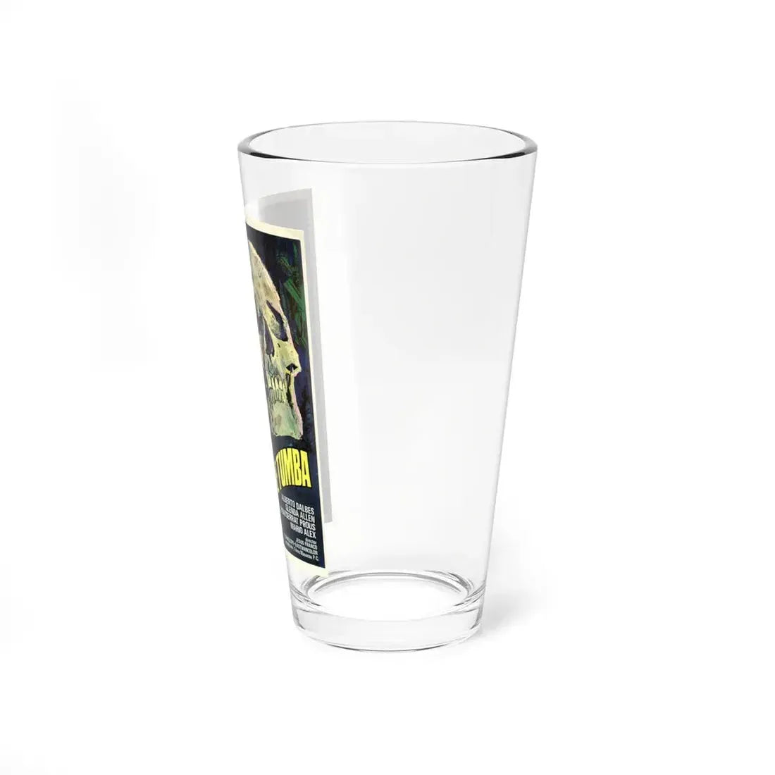 UN SILENCIO DE TUMBA 1976 Movie Poster - Pint Glass 16oz - Go Mug Yourself