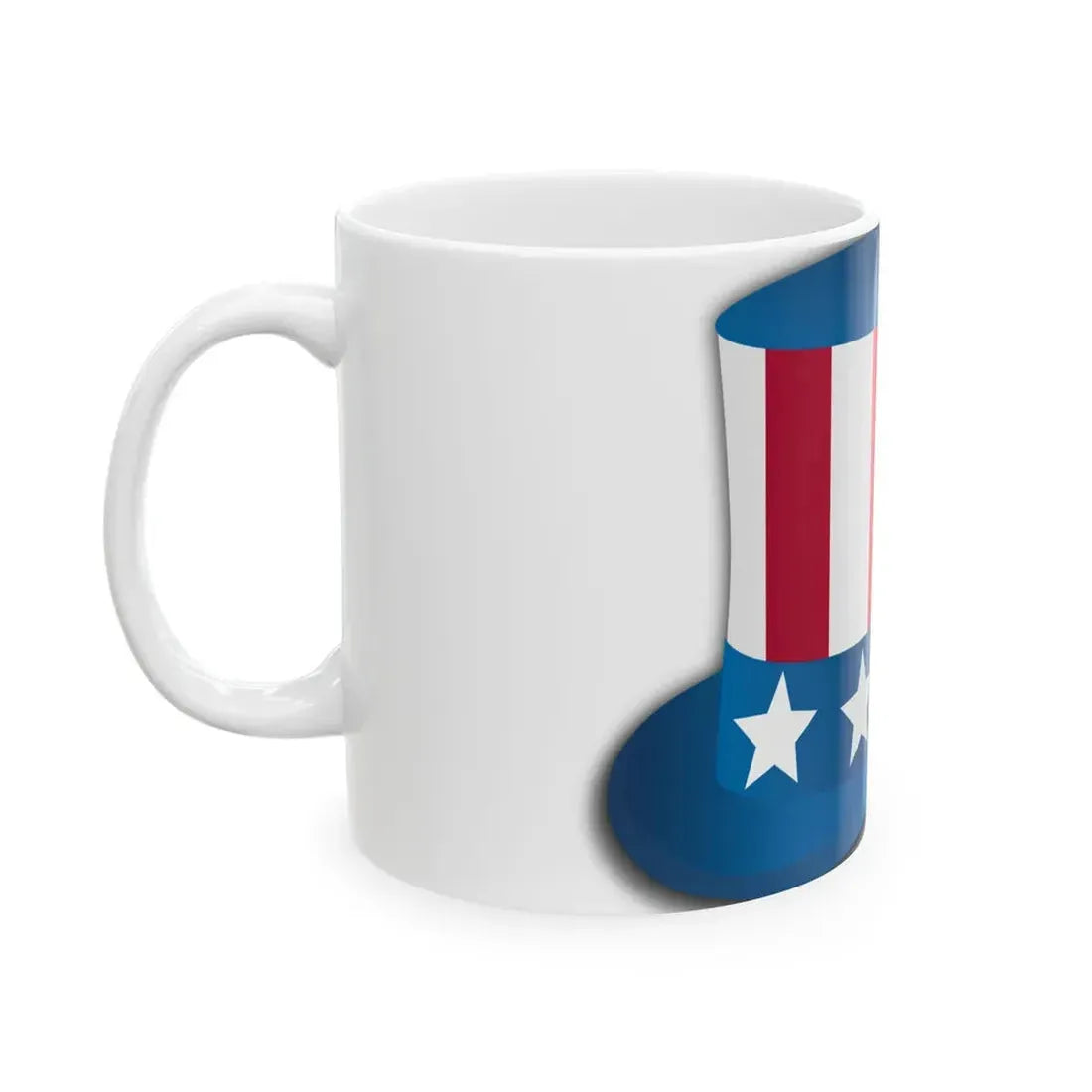Uncle Sam hat (United States) White Coffee Mug - Go Mug Yourself