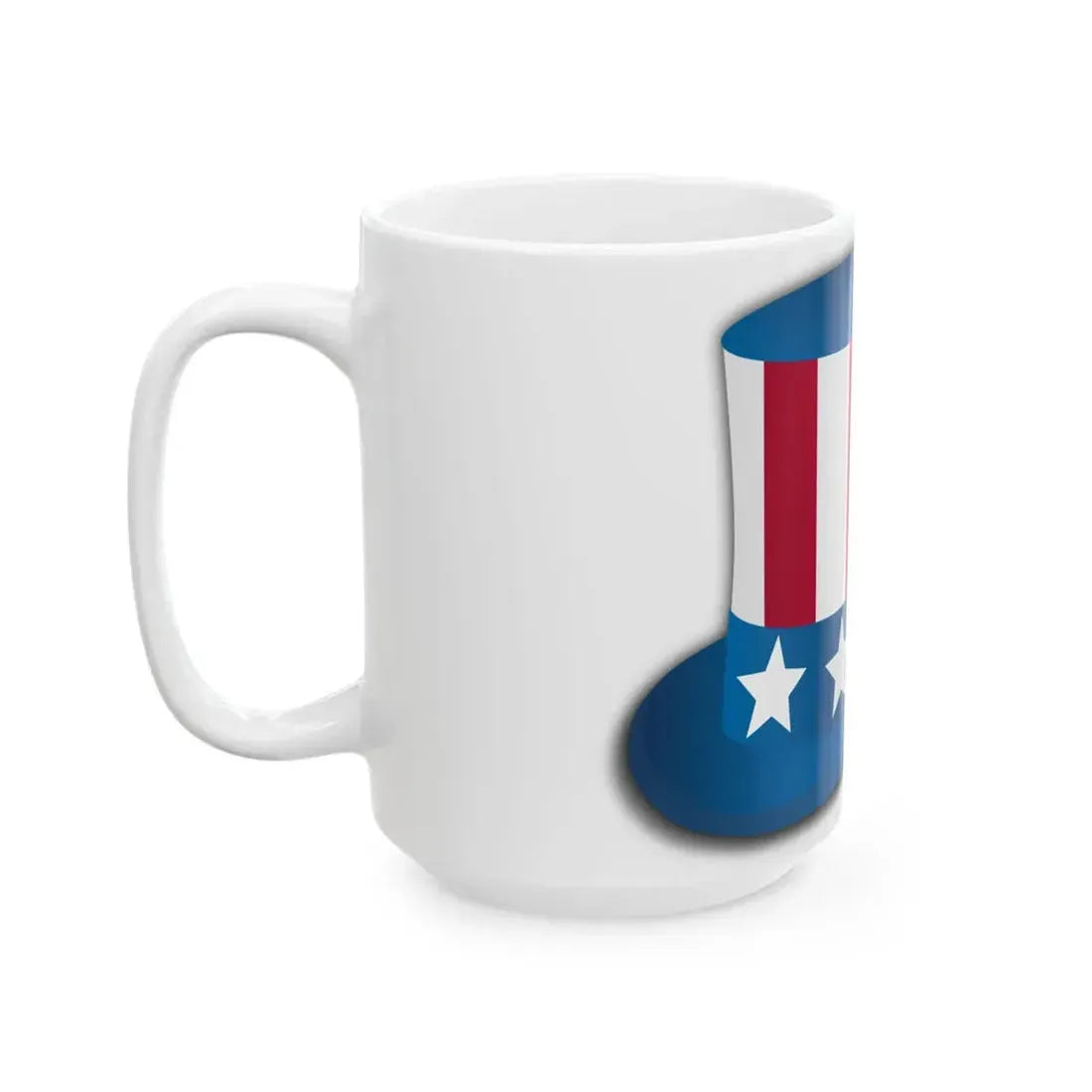Uncle Sam hat (United States) White Coffee Mug - Go Mug Yourself