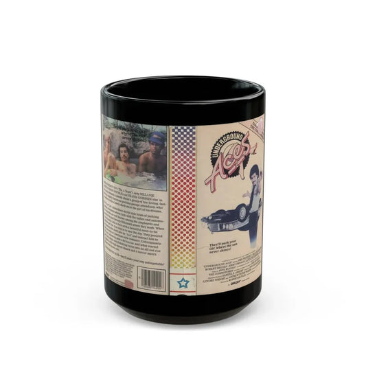 UNDERGROUND ACES (VHS COVER) - Black Coffee Mug 15oz - Go Mug Yourself