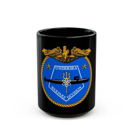 Undersea Warfare Division (U.S. Navy) Black Coffee Mug 15oz - Go Mug Yourself